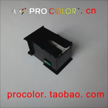 Welcolor t6711 onderhoud tank doos met een keer chips inkjet cartridge voor epson l1455 inkttank systeem inkjet printer