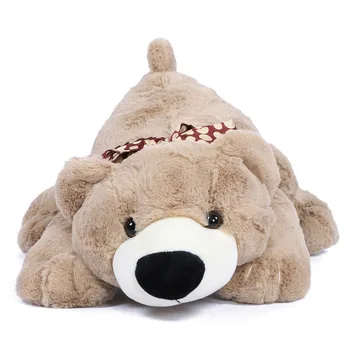 Joyfay 2016 nieuwe 18 "zachte liggen beer 45 cm knuffels pluche speelgoed verjaardag kerstcadeau kerstcadeau moeder dag