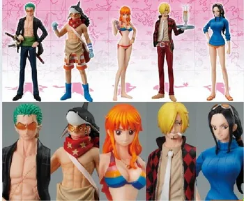 Anime Een Stuk Na 2 Jaar Zoro Usopp Robin Sanji Naimi PVC Actiefiguren Model Speelgoed Poppen 6 "14 cm 5 stks/set OPFG318
