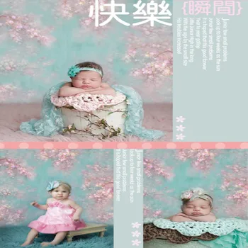 Achtergronden pasgeboren rekwisieten en achtergronden bloem fotografie achtergrond baby voor fotostudio S101