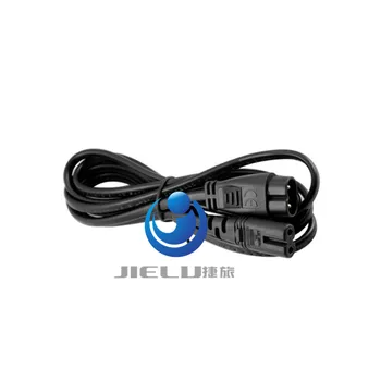 Europese IEC320 C7 Vrouwelijke om C8 Mannelijke Plug Verlengsnoer IEC 320 C7 C8 verlengsnoeren, 8 man-vrouw power line, 5 M, 50 stks