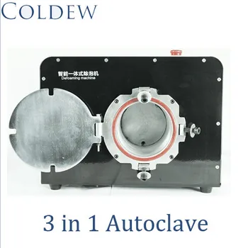 Nieuwe aankomen hoge kwaliteit 3 in 1 Autoclaaf OCA Bubble Remover Machine Ingebouwde Luchtcompressor en Vacuümpomp