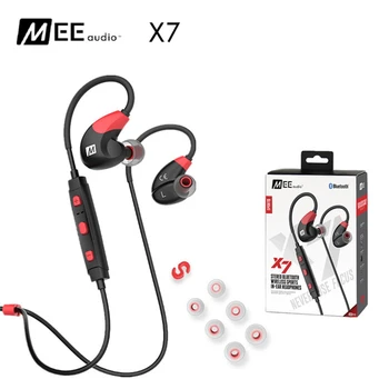 DHL Gratis! MEE Audio X7 Stereo Draadloze Hoofdtelefoon Sport In-Ear Bluetooth 4.1 Koptelefoon Met Mic PK PB2.0 Draadloze Headset