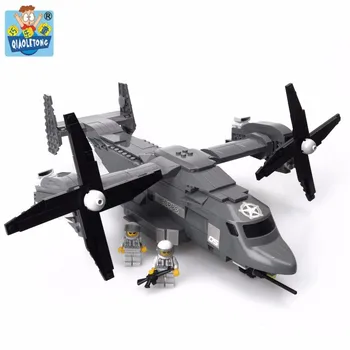 Ts3 wereld wars militaire osprey vliegtuigen gevechtsvliegtuig bouwsteen army air forces cijfers vliegtuig diy bricks speelgoed