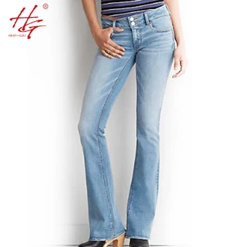 C12 2016 grote maat flare vrouwen jeans herfst bell bottom broek vrouwelijke lichtblauw denim broek HG merk mid-waisted jeans femme