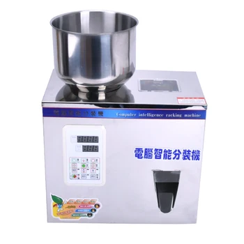 1 stks 2-100g thee Verpakking machine graan vulmachine korrel mispel automatische zout wegen machine poeder seedfiller