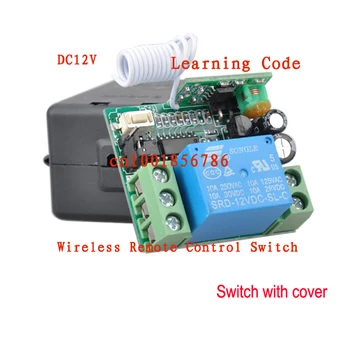 DC12v 1CH Een OP B OFF draadloze RF Afstandsbediening Lichtschakelaar Systeem Met Push zender + Case