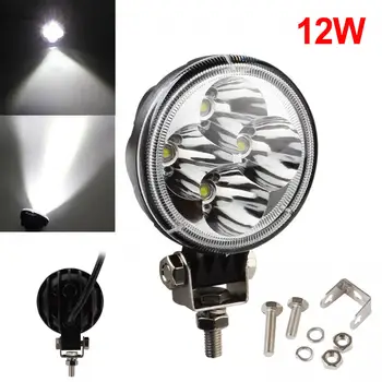 3 Inch 12 W 6500 K Waterdichte LED Werklamp Bar voor Motorfiets/Tractor/Boot/4WD Offroad/SUV/ATV