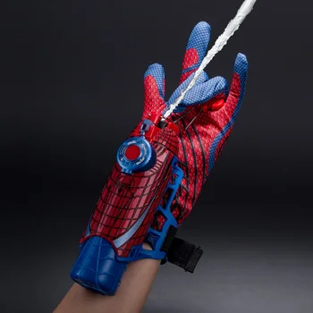 Worden Als Spiderman! Mega Blaster Web Shooter met Handschoen Actiefiguren Kinderen Speelgoed Spinning Spray 2 IN 1 Scheuten Web Vloeistof of Water