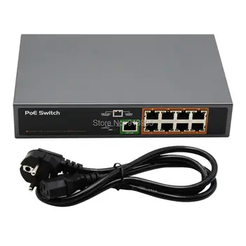 ELP CCTV 8ch POE Switch 8 poorten Power Over Ethernet 1 RJ45 Voor Netwerk POE IP camera