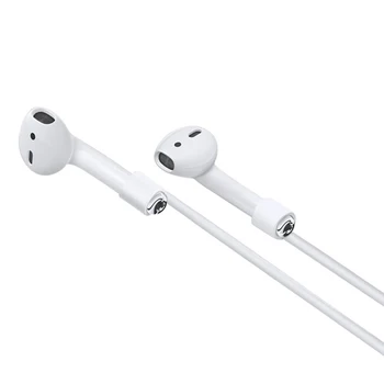 Voor Apple Airpods Hoofdtelefoon Anti Verloren Strap Loop String Rope voor Air Pods Bluetooth Oortelefoon Siliconen Kabel Koord Accessoires