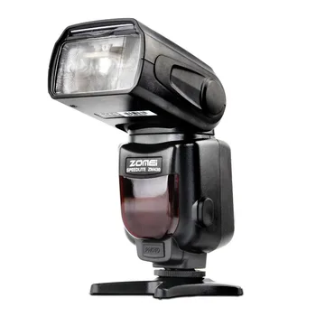 Zomei zm430 speedlite flitsschoen speedlight voor canon nikon dsrl camera/single contact gn56 camera flash ondersteuning m/multi modi