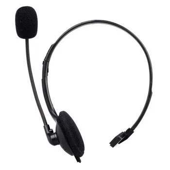 3.5 wired chat gaming draagbare headset oortelefoon headfone hoofdtelefoon met boom microfono volumeregeling voor playstation ps4 gamer