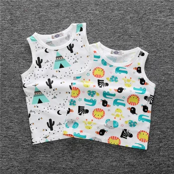Bobo Choses Kids Baby Vest T-shirt Tops Jongens Meisjes Tee t-shirt Kinderen tshirt Peuters Kleding Tank Zomer Voor 1 2 3 4 5 6 Jr