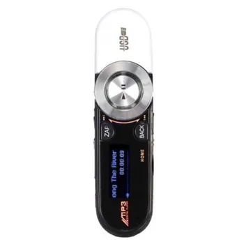 16 GB USB Lcd-scherm Flash Drive Ondersteuning Tf-kaart Slot Mp3-speler Muziek FM Radio en Oortelefoon Hot Koop