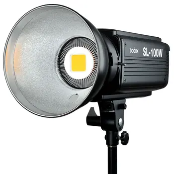 Godox SL-100W Video Continu Licht Witte Versie, 2400LUX Studio LED Continue Video Light Bowens Mount