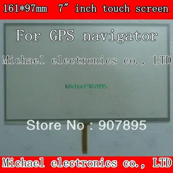 Laagste $3.5 7 "7 INCH Navigatie 4-wire lassen resistive touchscreen 161X97mm Geschikt voor alle 7 inch gps-navigatie apparaat