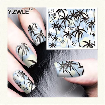 YZWLE 1 Vel DIY Decals Nagels Art Water Transfer Printen Stickers Accessoires Voor Manicure Salon (YZW-167)