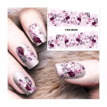 FWC Nail Art Water Transfer Stickers Decals Nail Decoratie Accessoires 8058