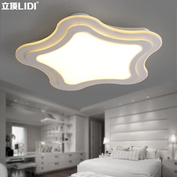 De nieuwe LED verticale dak plafond lampen warm kinderen slaapkamer lamp persoonlijkheid jongen meisje kamer lamp ster