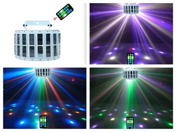 High power 8x3 w rgbw led effect licht 24 w kleurrijke disco dj club party nachtclub bar podium verlichting dmx met afstandsbediening controle