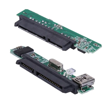 2.5 "SATA Vrouwelijke HDD SSD USB 2.0-7 15Pin SATA Adapter Converter