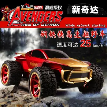 Hot verkoop 1/14 Avengers Iron Man Afstandsbediening rc Auto M012 4CH 4WD 4*4 Rock Crawlers Off-road Afstandsbediening Racer Voertuig Speelgoed