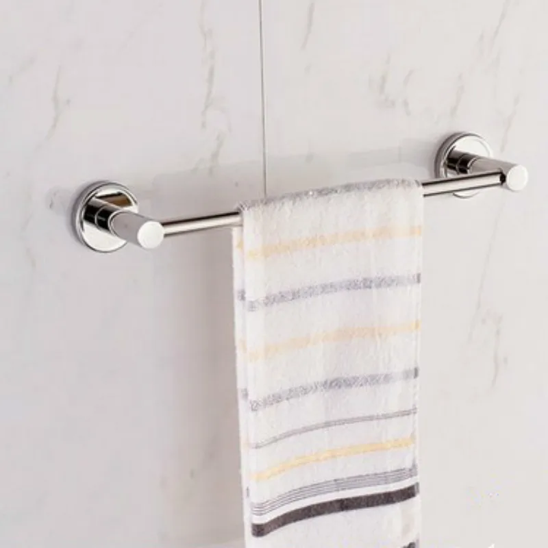 Free verzending badkamer accessoires producten solid 304 rvs chrome geborsteld enkele handdoek bar, sus 304 handdoek houder
