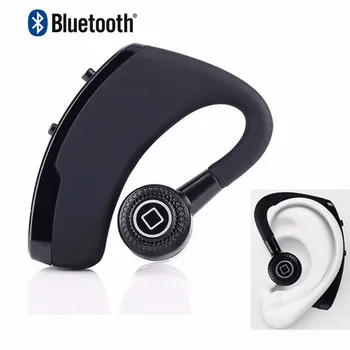 2017 V9 Draadloze Business Headset Stereo Bluetooth 4.0 Koptelefoon Mono Hoofdtelefoon met Microfoon Voor Drive Aansluiten Twee Apparaten
