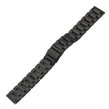 Rvs Horloge Band + Snelsluiting Pins voor Pebble Tijd Ronde 20mm Bradley Timepiece Vervanging Pols Riem Armband