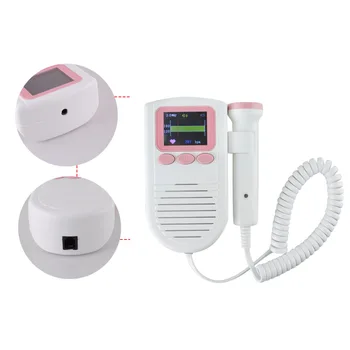 Thuisgebruik 3 MHz Probe Baby Care Prenatale Monitor Pocket LCD Prenatale Hart Baby Geluid Monitor 2017