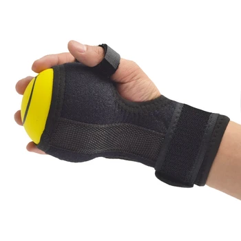 2in1 Vinger Apparaat Trainingsapparatuur Vinger Pols Hand Orthese Met Bal Cerebrovasculair accident Revalidatie Assist greep