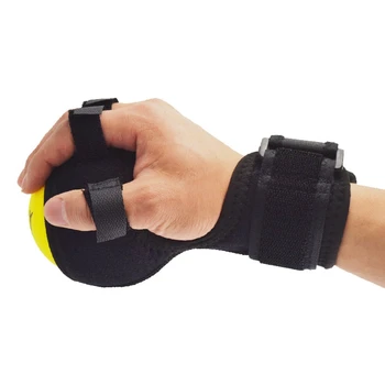 2in1 Vinger Apparaat Trainingsapparatuur Vinger Pols Hand Orthese Met Bal Cerebrovasculair accident Revalidatie Assist greep