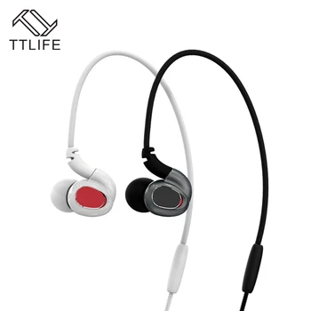 Mode ttlife merk ruisonderdrukkende sport draadloze bluetooth 4.1 magnetische sluiting ketting oortelefoon met microfoon volumeregeling