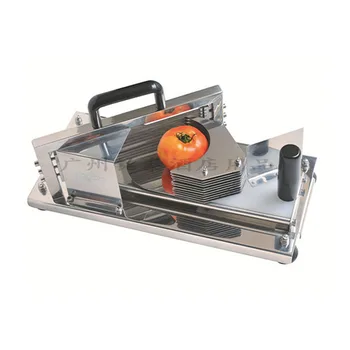 Gratis verzending HT-4 Commerciële Handmatige Tomaat Snijmachine Ui Snijden Cutter Machine Groente Snijmachine
