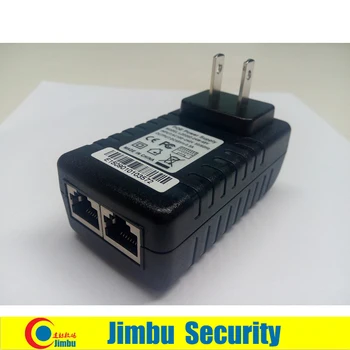 DC48 V 0.5A ondersteuning 10 M 100 Mbps PoE Injector Power Adapter AC100-240V cctv camera POE voeding