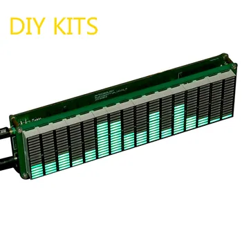 16 niveau LED Muziek Audio Spectrum indicator Versterker Board Groene Kleur Speed Verstelbare Met AGC Modus DIY KITS