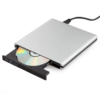 Ultra Slim Externe USB 3.0 Hoge Snelheid CD-RW DVD-RW Super Drive Speler Writer Brander voor Apple MacBook Air, PC Laptop
