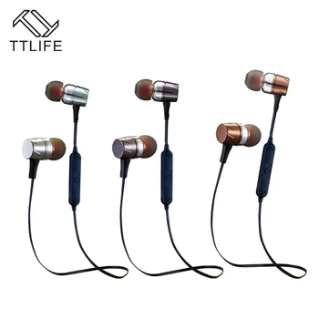 Ttlife bluetooth 4.0 magnetische oortelefoon wirelss stereo csr8635 sport hoofdtelefoon ecouteur auriculares met microfoon voor gesprekken muziek