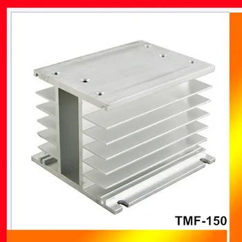 TMF-150 aluminium SSR koellichaam radiator voor 20-150A drie fase SSR solid state relais heatsink H type warmte dissipatie