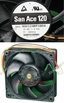 Gratis verzending voor sanyo 9GV1248P1B04 dc 48 v 0.43A 3-wire 3-pin connecto 110mm, 120 120x38mm server plein fan