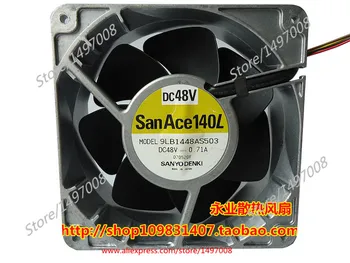 Gratis verzending voor sanyo 9LB1448AS503 dc 48 v 0.71A 4-wire 4-pin connector 60mm, 140 140x50mm server plein fan