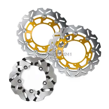 Motorbike Voor & Achter Remschijf Rotor Set voor Yamaha YZFR1 YZF-R1 2007-2011 YZFR6 YZF-R6 2005-Up YZFR6S YZF-R6S 2007 NIEUWE