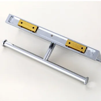 Luxe Dubbele Roll Toiletrolhouder met Mobiele Telefoon Houder Wandmontage Messing Chrome Badkamer Plank