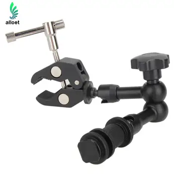 7 "inch Instelbare Wrijving Scharnierende Magic Arm + Super Clamp Voor DSLR Lcd LED Light Camera Accessoires