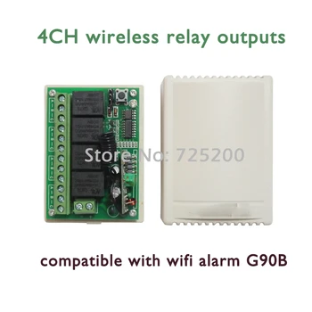 Draadloze relaisuitgang huishoudapparatuur voor G90B WIFI GSM alarm Security GPRS Golden Security smart alarmsysteem