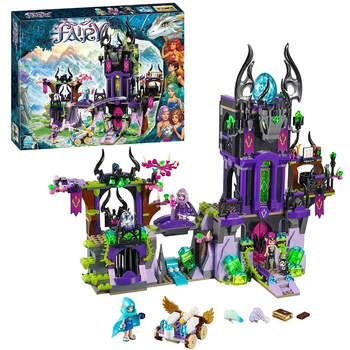 Bela 10551 elfen ragana's magic shadow kasteel bouwstenen bricks speelgoed voor kinderen speelgoed compatibel met decool lepin 41180