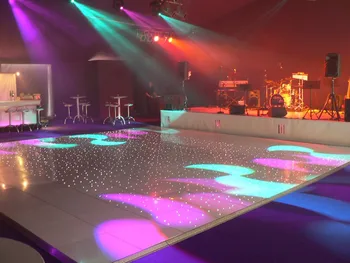 10ft x10ft Wit LED Starlit Dance Floor Huren, Wedding Party Wit LED Starlit Dance Floor stadia