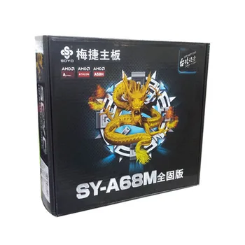 Nieuwe originele authentieke computer moederborden voor Soyo SY-A68M volledige solid Editie S1 DDR3 voor AMD FM2 + socket