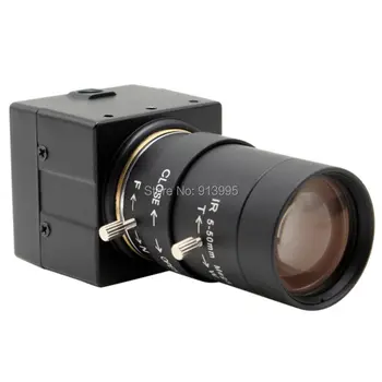 ELP 720 P CMOS OV9712 H.264 Super Mini Medische equipement Android Linux Windows USB Webcam Camera met 5-50mm varifocallens